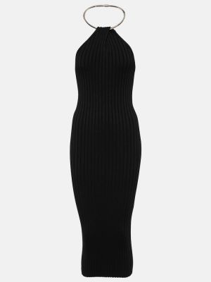 Midi šaty Galvan černé