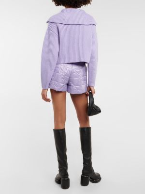 Vlněný svetr Patou fialový