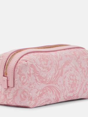 Τσάντα ζακάρ Versace ροζ