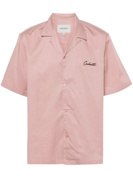 Koszula Carhartt Wip różowa