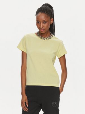 T-shirt Pinko giallo