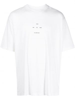 Тениска с принт Song For The Mute бяло