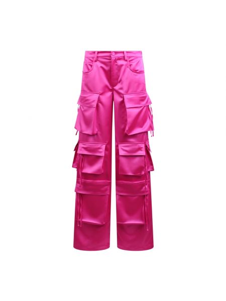 Proste spodnie z kieszeniami Giuseppe Di Morabito różowe