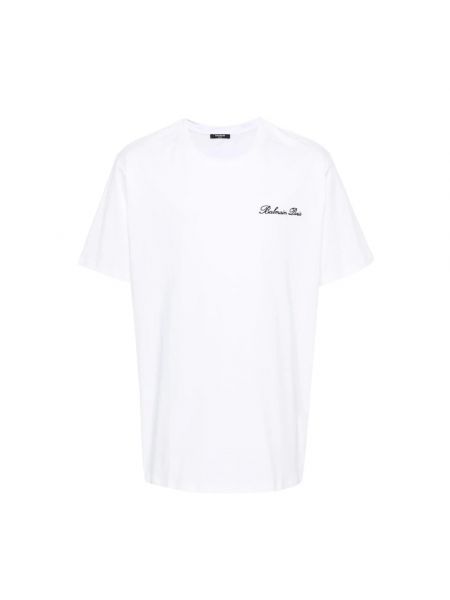 Koszulka oversize Balmain biała