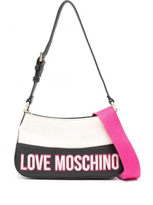 Shopper kabelka s výšivkou Love Moschino