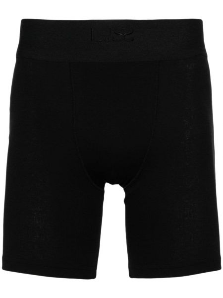 Kratke hlače z vezenjem Ludovic De Saint Sernin črna
