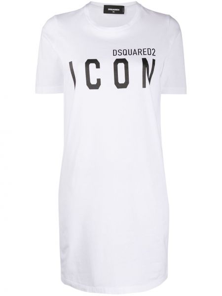 Jersey klänning Dsquared2 vit