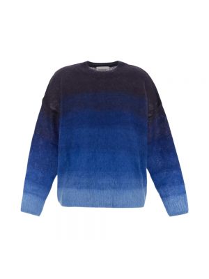 Sweter z okrągłym dekoltem Isabel Marant Etoile niebieski