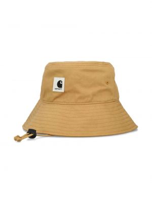 Bavlněný klobouk Carhartt Wip béžový
