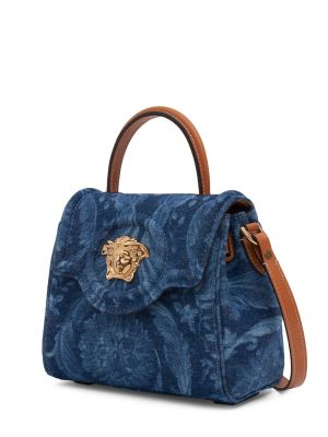 Чанта Versace синьо