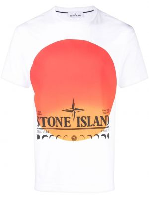 T-shirt Stone Island vit