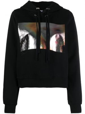 Hoodie Diesel svart