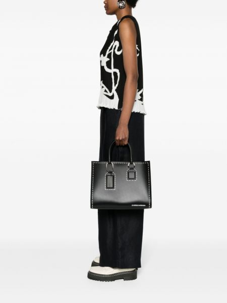 Shopper handtasche mit print Emporio Armani