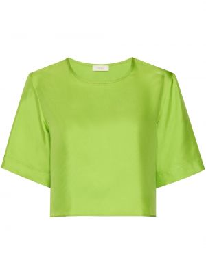 Seiden t-shirt Lapointe grün