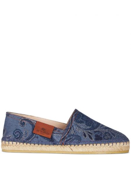 Paisley painettu espadrillot Etro sininen