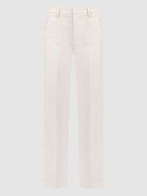 Білі прямі брюки Dondup