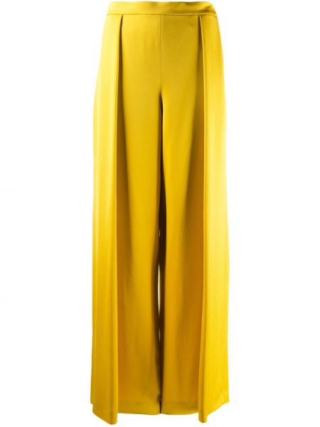 Pantalones de cintura alta Maison Rabih Kayrouz amarillo