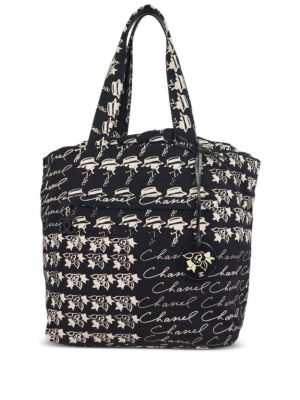 Vlnená nákupná taška Chanel Pre-owned