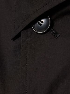 Trench en coton Yohji Yamamoto noir