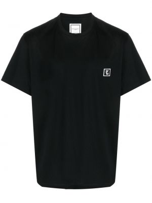 Bavlnené tričko s potlačou Wooyoungmi čierna