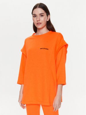 Bluză cu croială lejeră Mmc Studio portocaliu