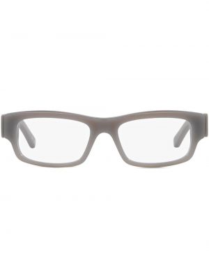 Raštuotos akiniai Balenciaga Eyewear pilka