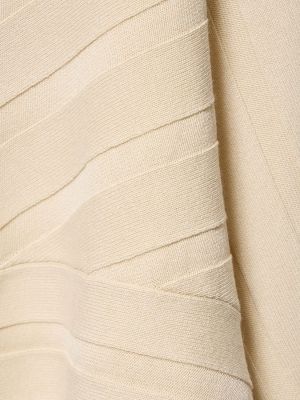 Asymetrická asymetrická midi sukňa Stella Mccartney biela