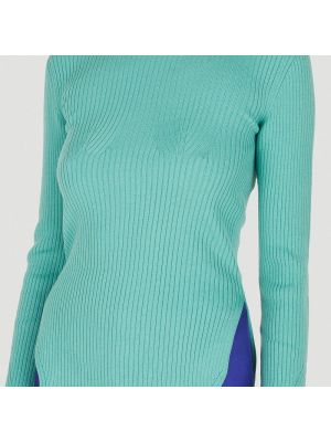 Suéter de cuello redondo Stella Mccartney verde