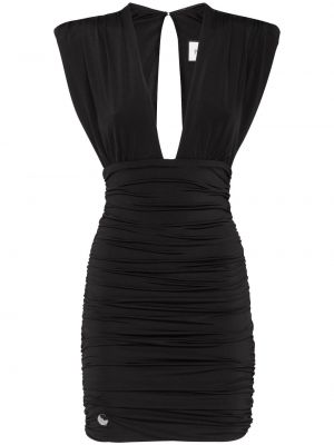 Κοκτέιλ φόρεμα Philipp Plein μαύρο