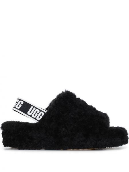 Chaussons à plateforme Ugg noir