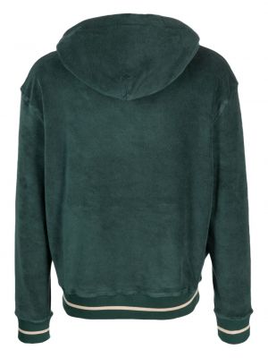 Siuvinėtas džemperis su gobtuvu Autry žalia