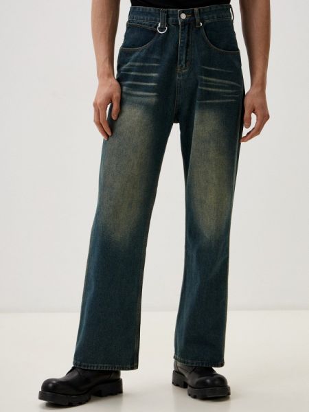 Прямые джинсы Rushbay синие