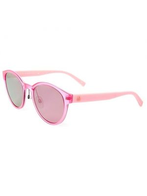 Розовые прозрачные очки солнцезащитные United Colors Of Benetton