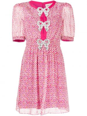 Φόρεμα με φιόγκο με σχέδιο Saloni