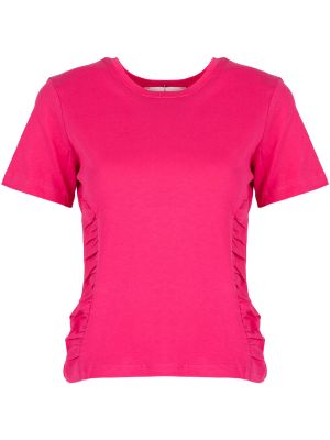 Tričko s krátkými rukávy Silvian Heach růžové