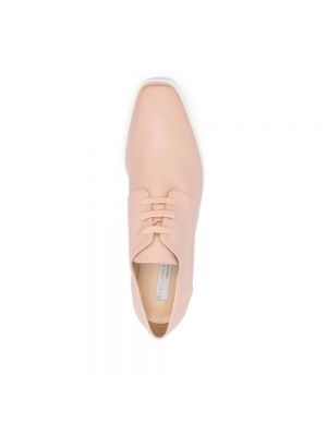 Zapatos derby con plataforma con plataforma con estampado Stella Mccartney rosa