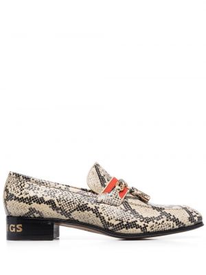 Loafers med print Gucci