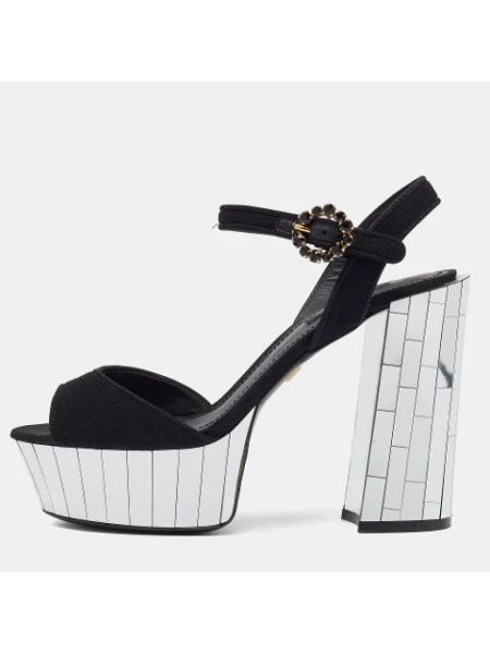 Sandały trekkingowe Dolce & Gabbana Pre-owned czarne