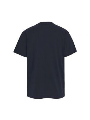 Koszulka z nadrukiem Tommy Jeans niebieska