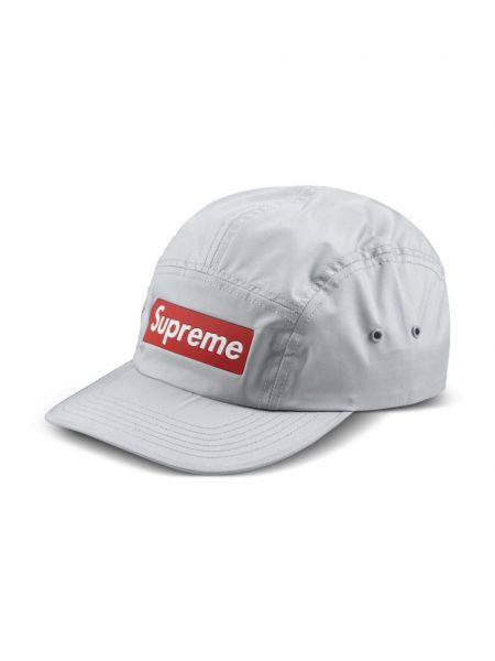 Kepurė su snapeliu Supreme pilka