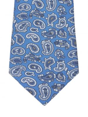 Krawatte mit print mit paisleymuster Etro blau