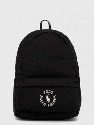 Черный рюкзак с аппликацией Polo Ralph Lauren