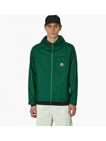 Куртка з капюшоном Moncler зелена