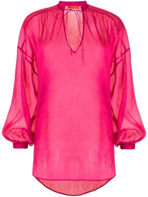 Блузка на шнуровке Manning Cartell, розовая