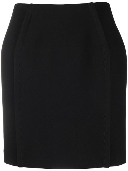 Falda con cremallera Versace negro