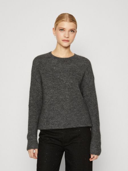 Меланжевый свитер Selected Femme серый