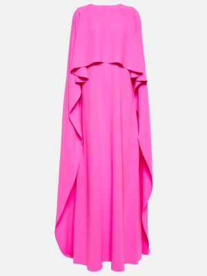 Rochie de mătase Oscar De La Renta roz