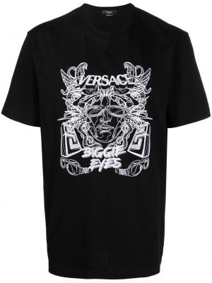 T-shirt Versace svart