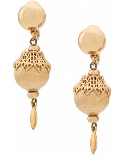 Σκουλαρίκια με κλιπ Monet Pre-owned χρυσό