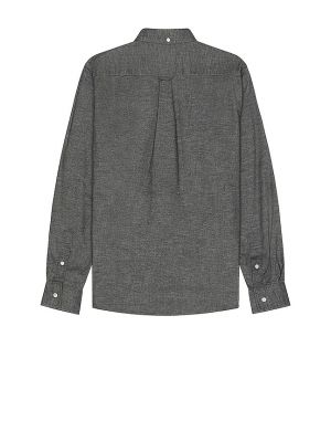 Camicia di flanella Beams Plus grigio